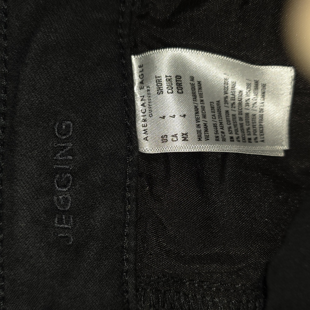 American Eagle High Rise Ripped Jeggings Size 4 - Picture 3 of 6